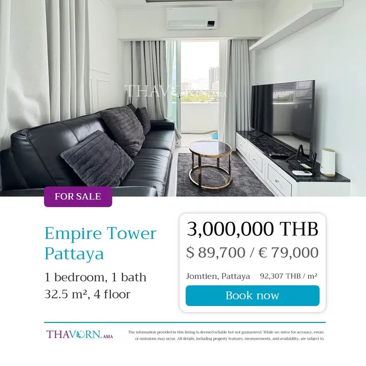 1 Bedroom Condo for sale at The Empire Tower
