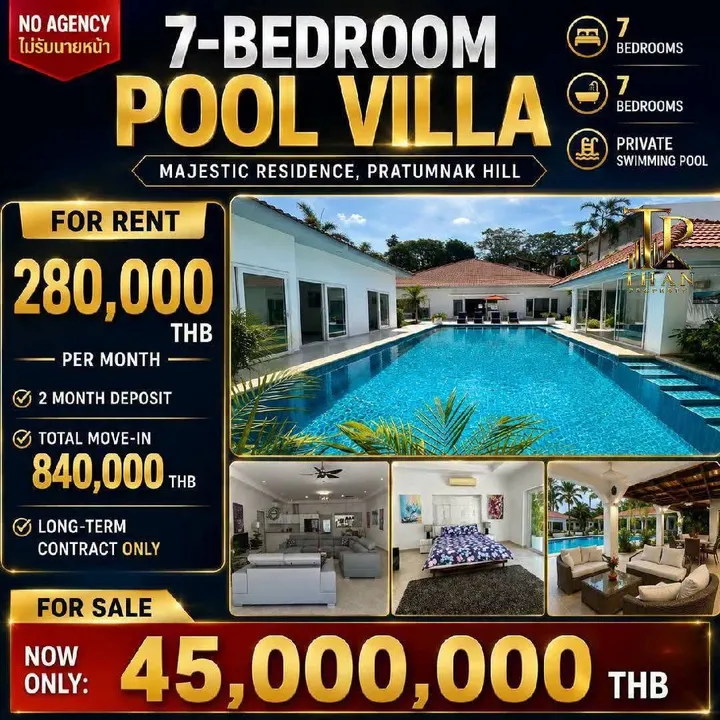 6 Bedroom Villa for sale in Mabprachan