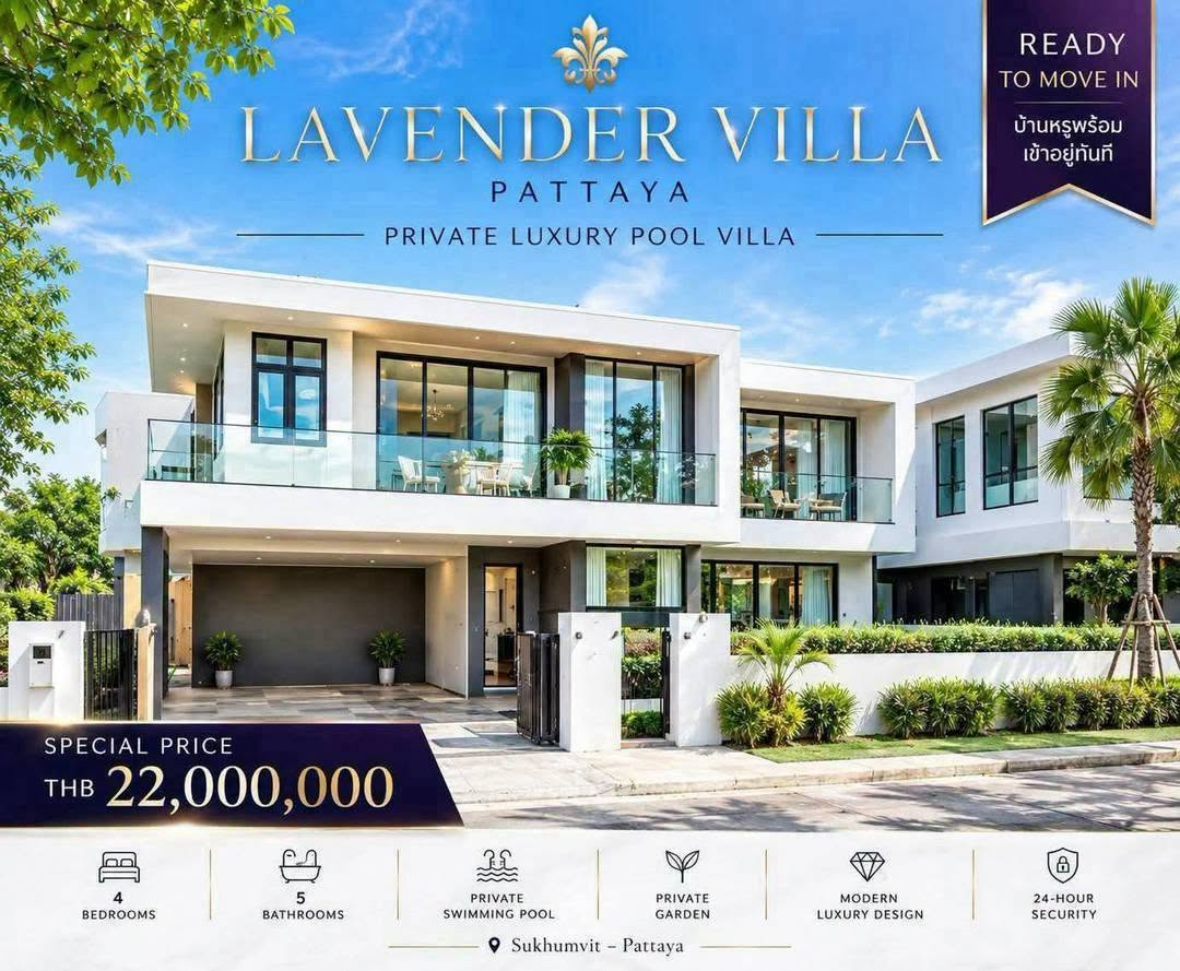 4 Bedroom Villa for sale at Lavender Villa