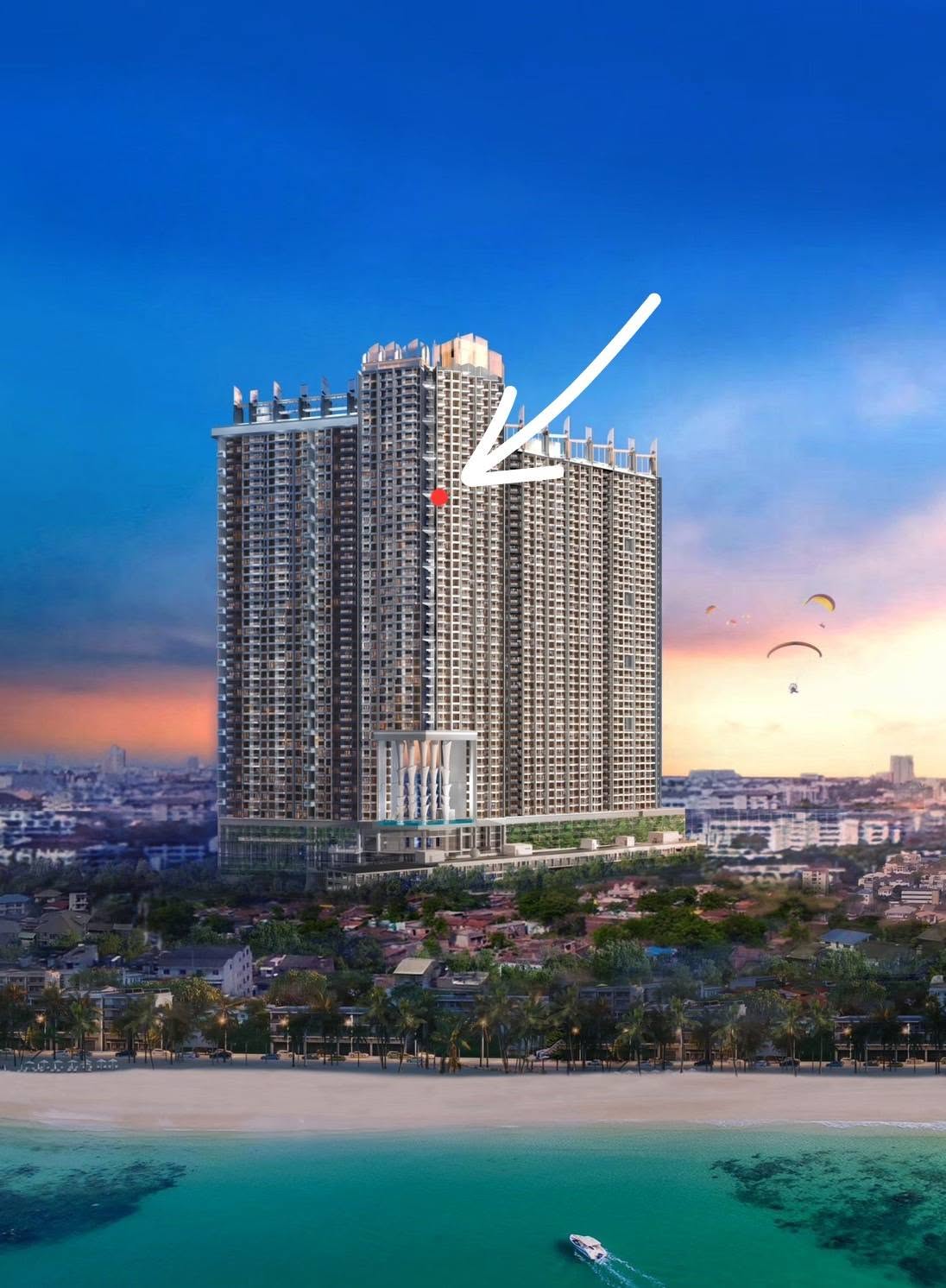 1 Bedroom Condo for sale at Copacabana Coral Reef