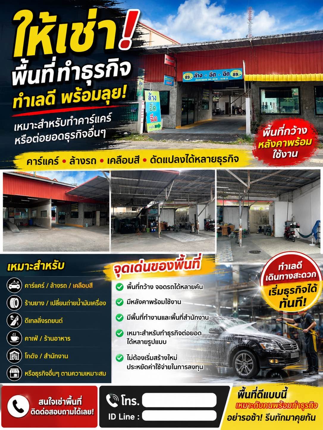 Commercial for rent in Na Kluea