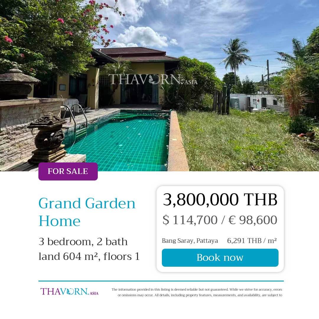 3 Bedroom House for sale at Grand Garden Home