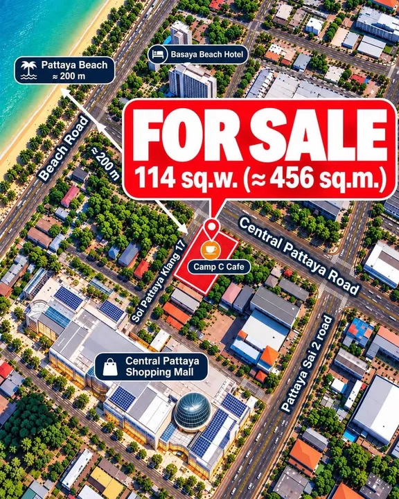 Land for sale in Central Pattaya