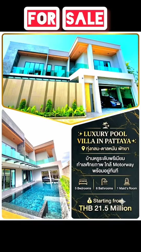 5 Bedroom Villa for sale in Toongklom Tanman