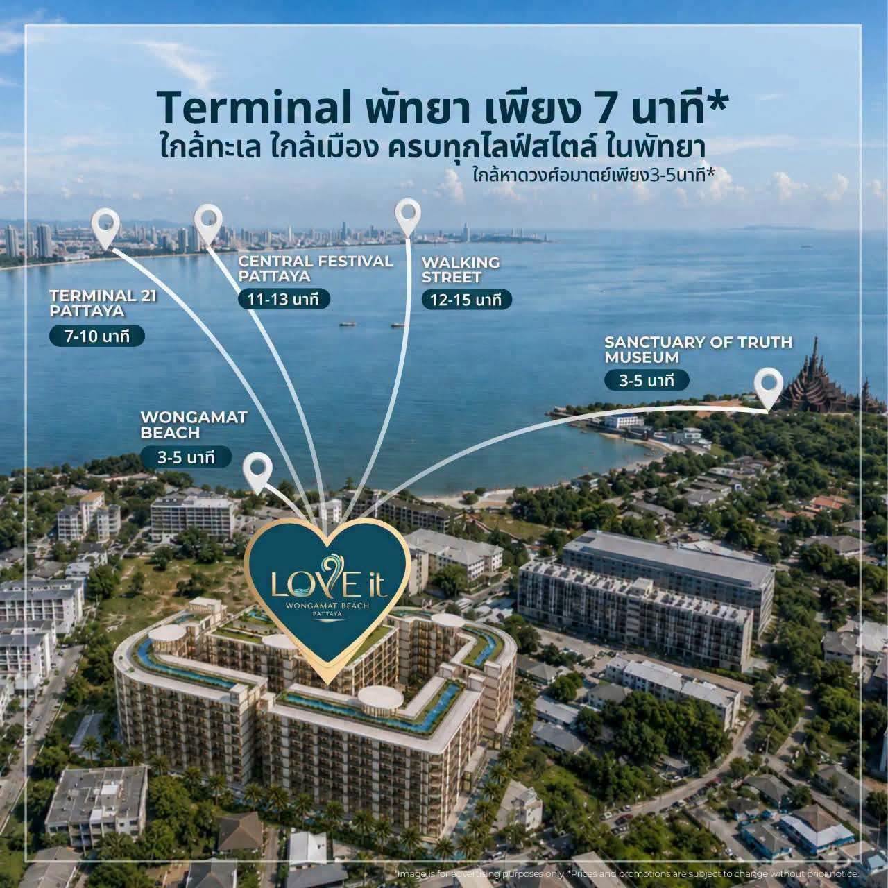 Condo for sale at Love It Wongamat Beach Pattaya