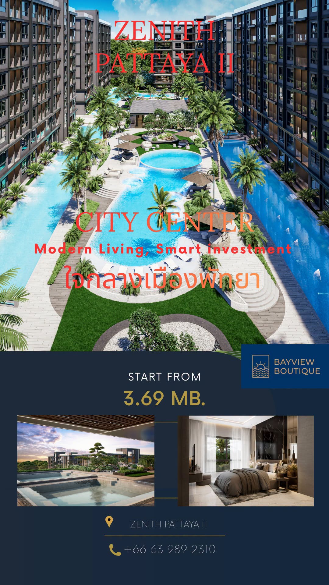 Condo for sale at Zenith II