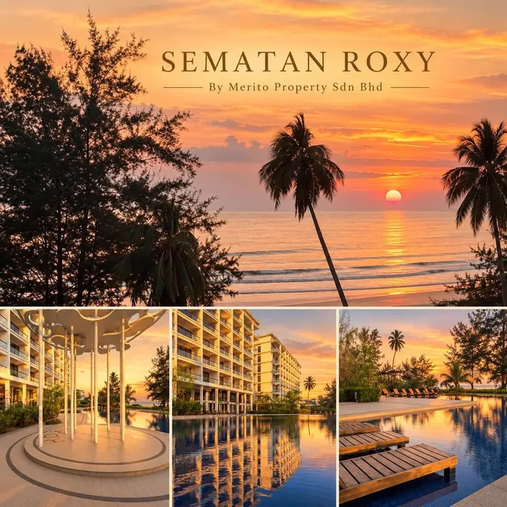Townhouse for rent at Sematan Roxy