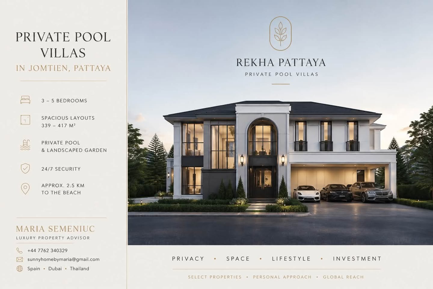 Villa for sale at Rekha Pattaya